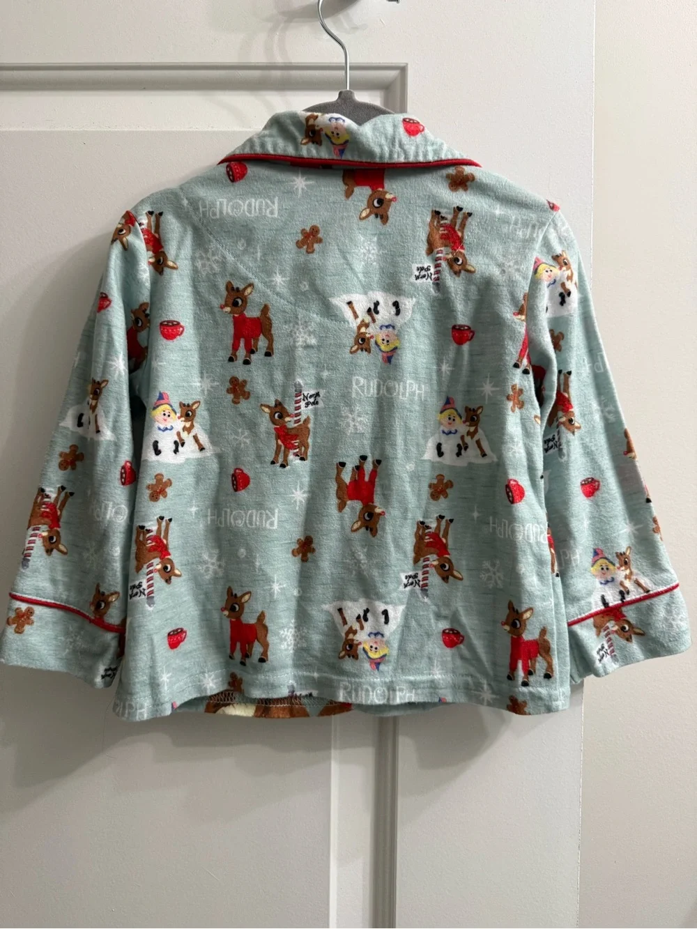 Rudolph Light Green Kids’ Pajama Set
